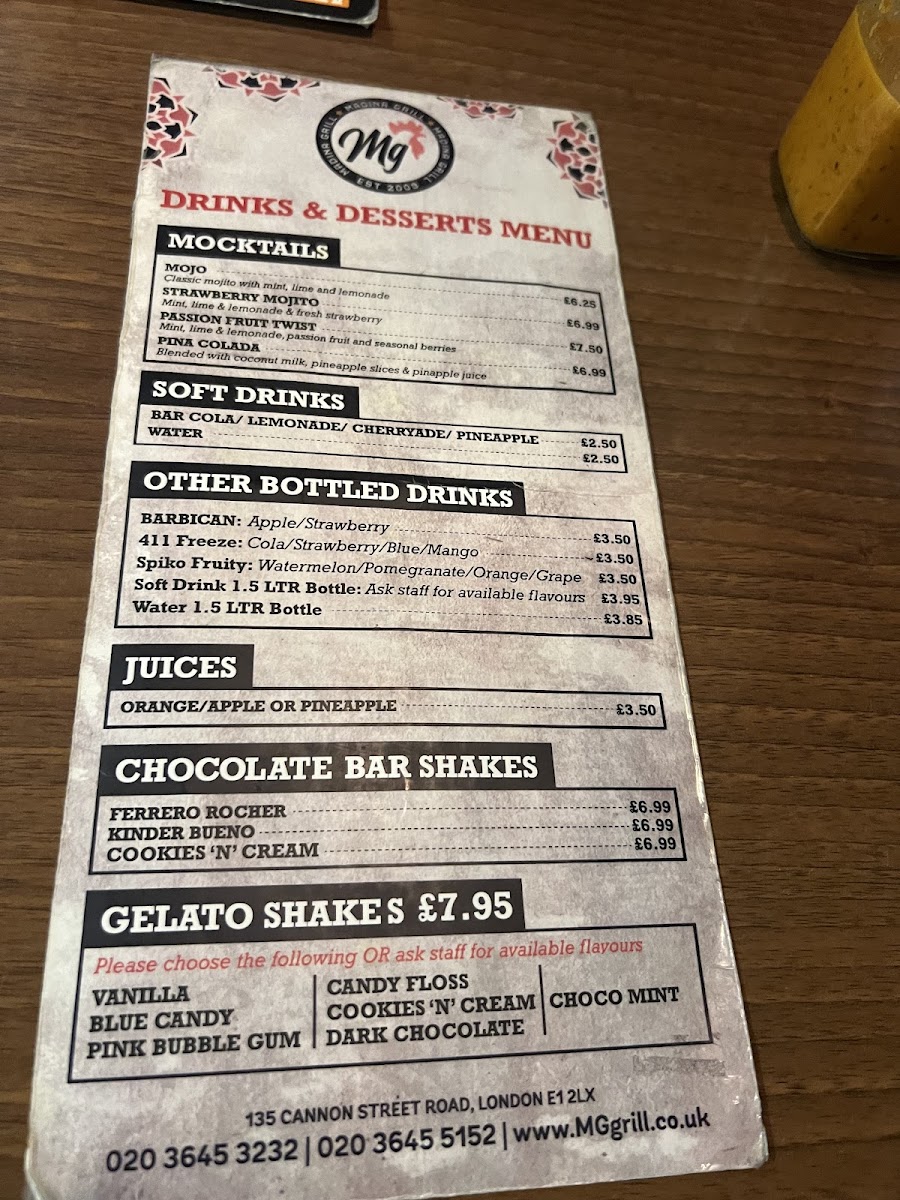 Madina Grill Menu - Image 3